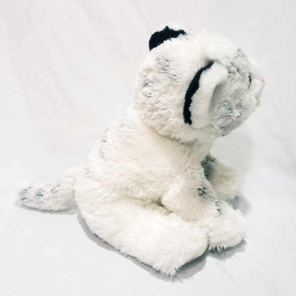 White Tiger Plush Stuffed Animal 10" Destination Nation Aurora 2015 Blue Eyes - Picture 3 of 10